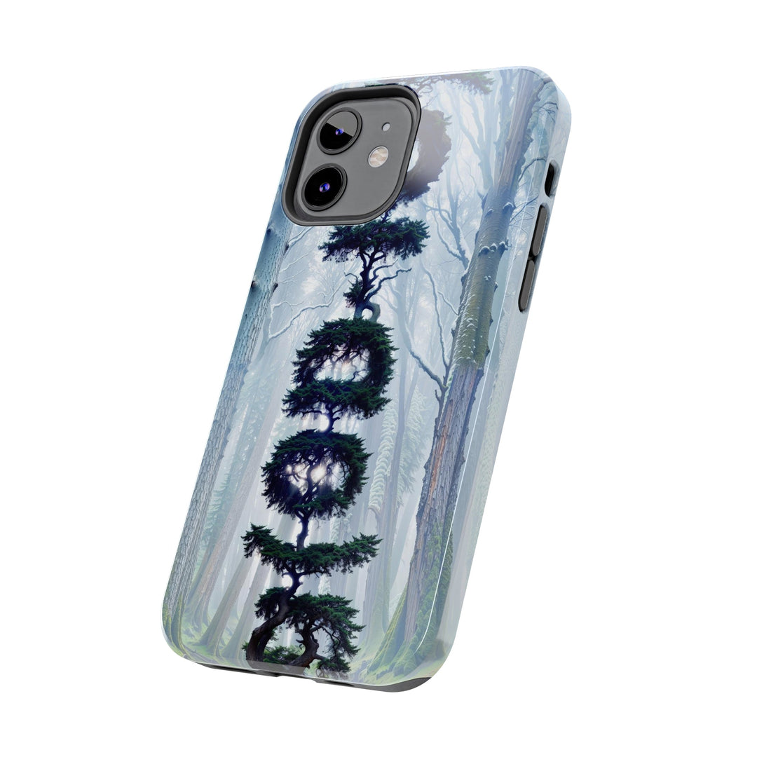 Enigmatic Forest Spiral - Tough Phone Case - Phone Case - g(0D·IO) - iPhone 13 Mini - -