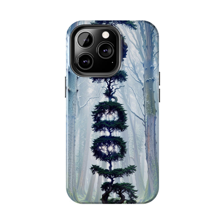 Enigmatic Forest Spiral - Tough Phone Case - Phone Case - g(0D·IO) - iPhone 13 Mini - -