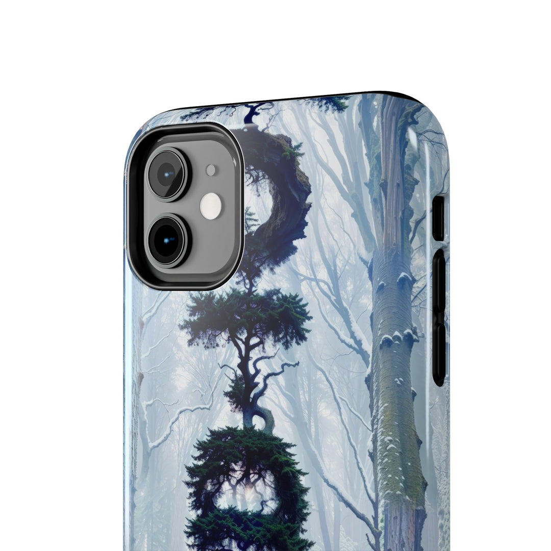 Enigmatic Forest Spiral - Tough Phone Case - Phone Case - g(0D·IO) - iPhone 13 Mini - -