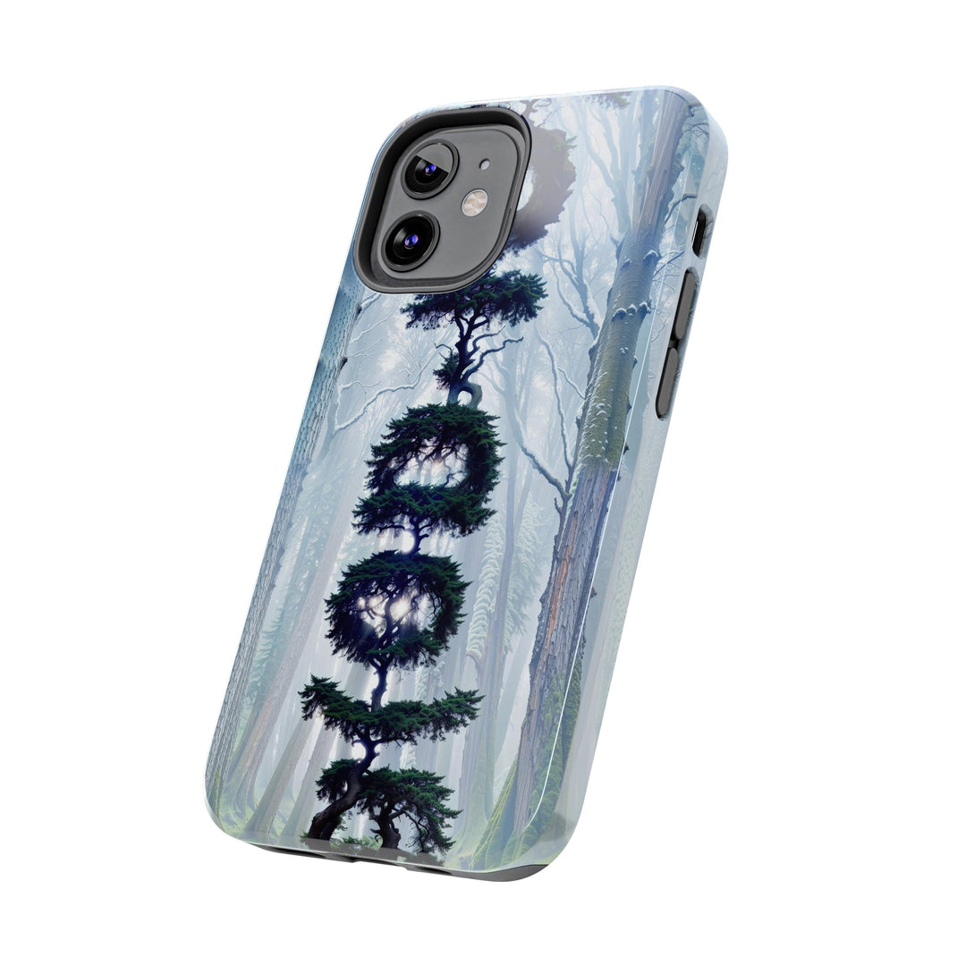 Enigmatic Forest Spiral - Tough Phone Case - Phone Case - g(0D·IO) - iPhone 13 Mini - -