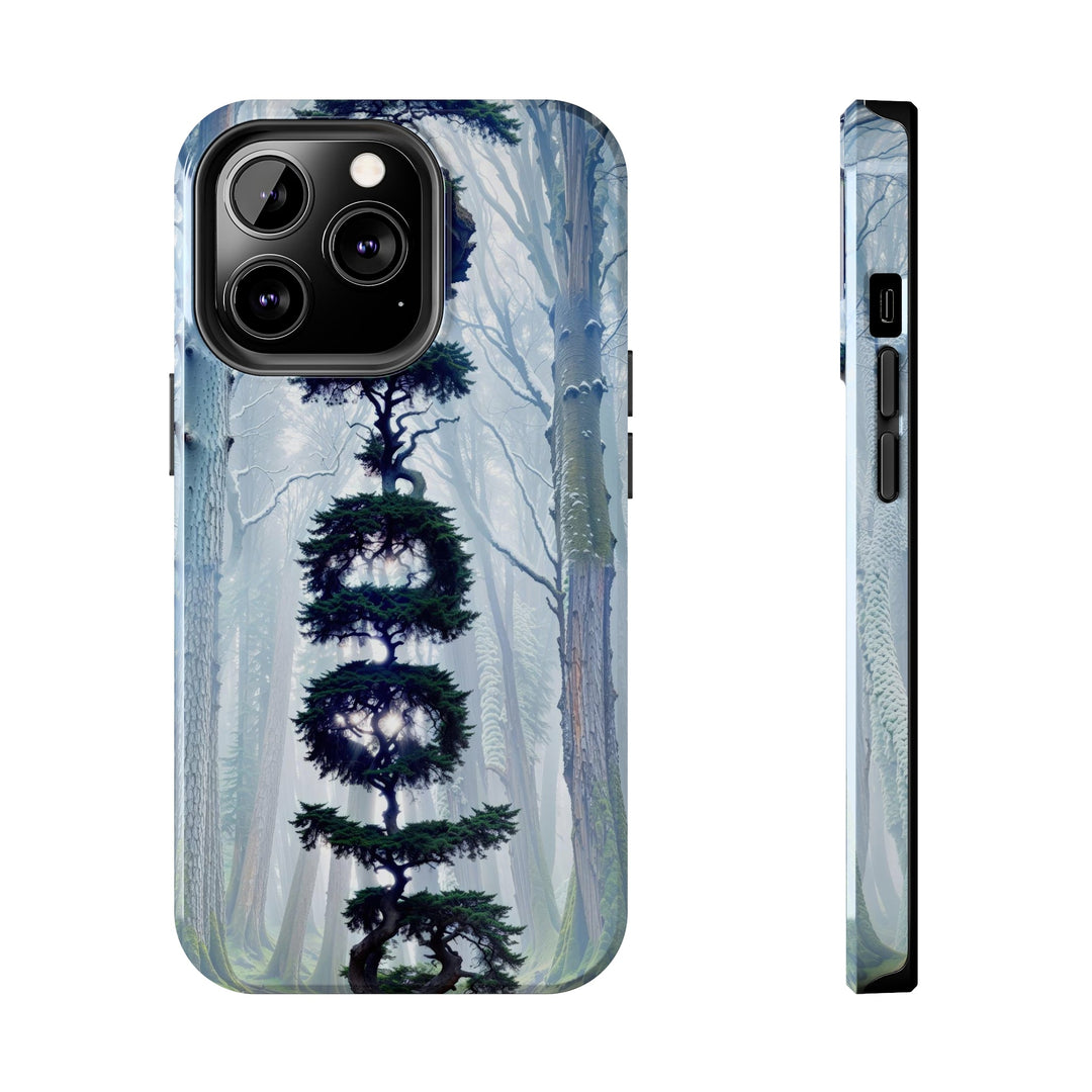 Enigmatic Forest Spiral - Tough Phone Case - Phone Case - g(0D·IO) - iPhone 13 Pro - -