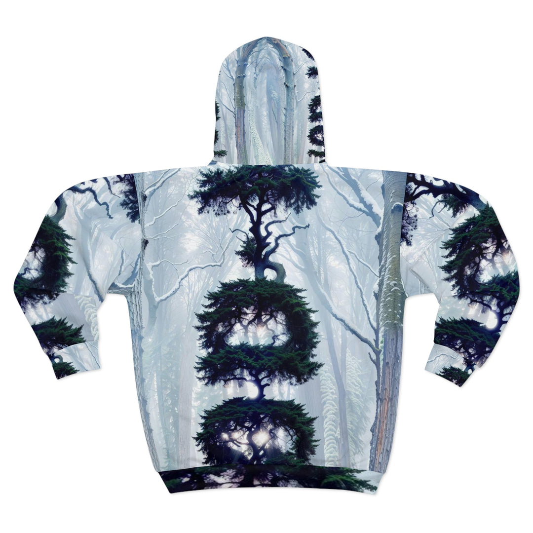 Enigmatic Forest Spiral - Unisex Zip Hoodie - All Over Prints - g(0D·IO) - XS - -