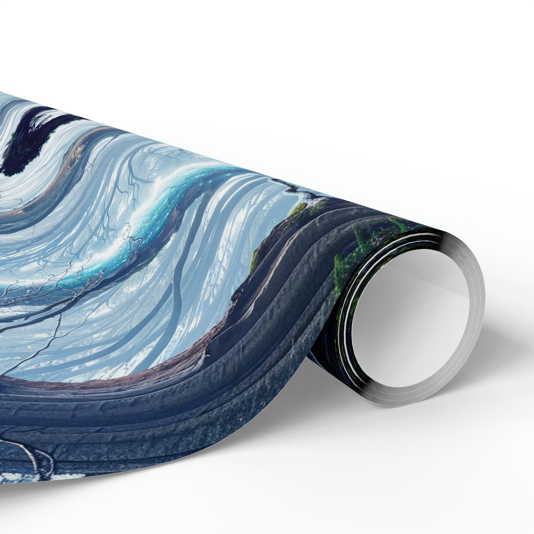 Enigmatic Forest Spiral - Wrapping Paper - Home Decor - g(0D·IO) - 30" x 180" - Matte -