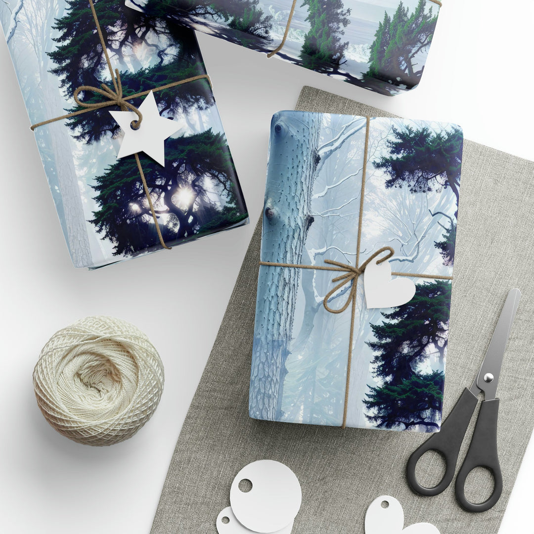 Enigmatic Forest Spiral - Wrapping Paper - Home Decor - g(0D·IO) - 30" x 180" - Matte -
