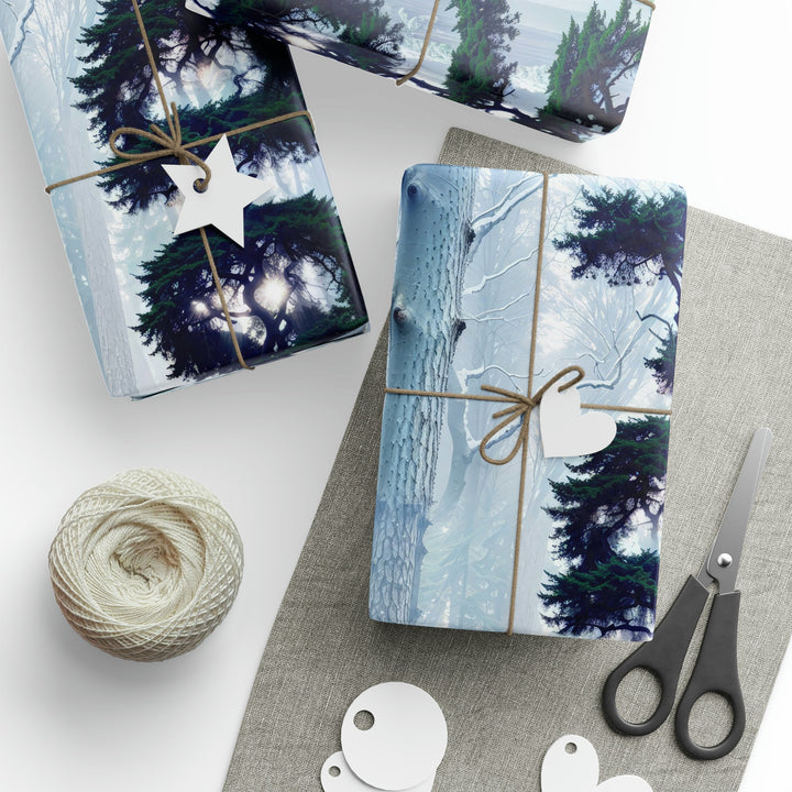 Enigmatic Forest Spiral - Wrapping Paper - Home Decor - g(0D·IO) - 30" x 180" - Matte -