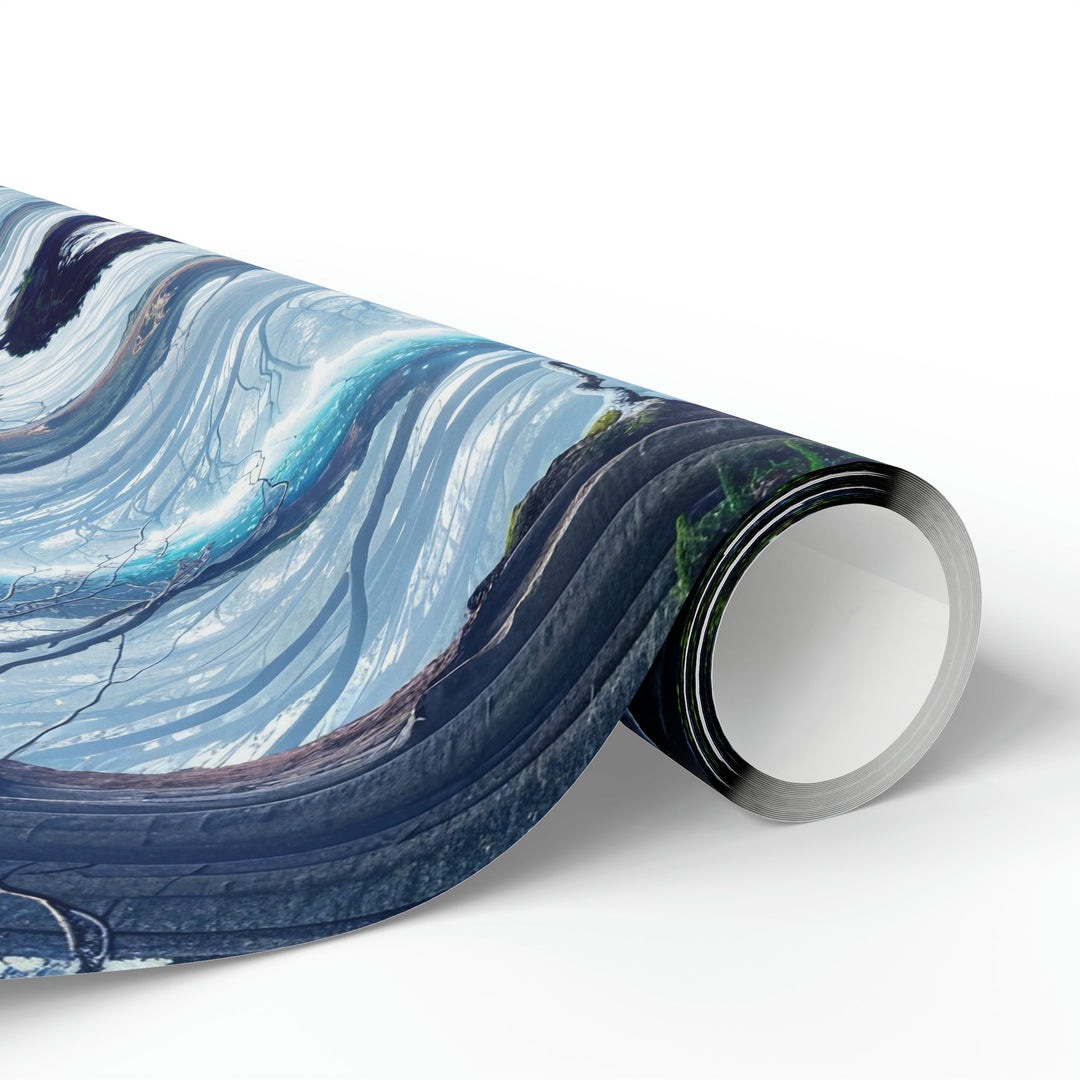 Enigmatic Forest Spiral - Wrapping Paper - Home Decor - g(0D·IO) - 30" x 180" - Matte -