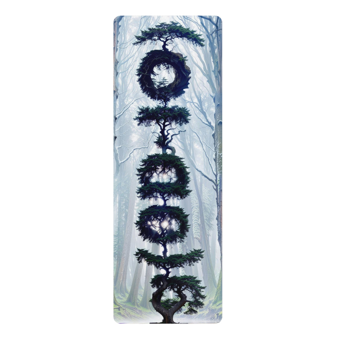 Enigmatic Forest Spiral - Yoga Mat - Home Decor - g(0D·IO) - 24” x 68” - -