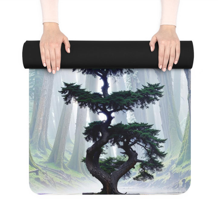 Enigmatic Forest Spiral - Yoga Mat - Home Decor - g(0D·IO) - 24” x 68” - -