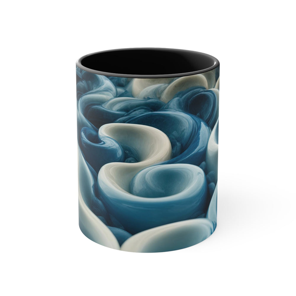 Enigmatic Swirling Abyss - Accent Coffee Mug - Mug - g(0D·IO) - Black - 11oz -