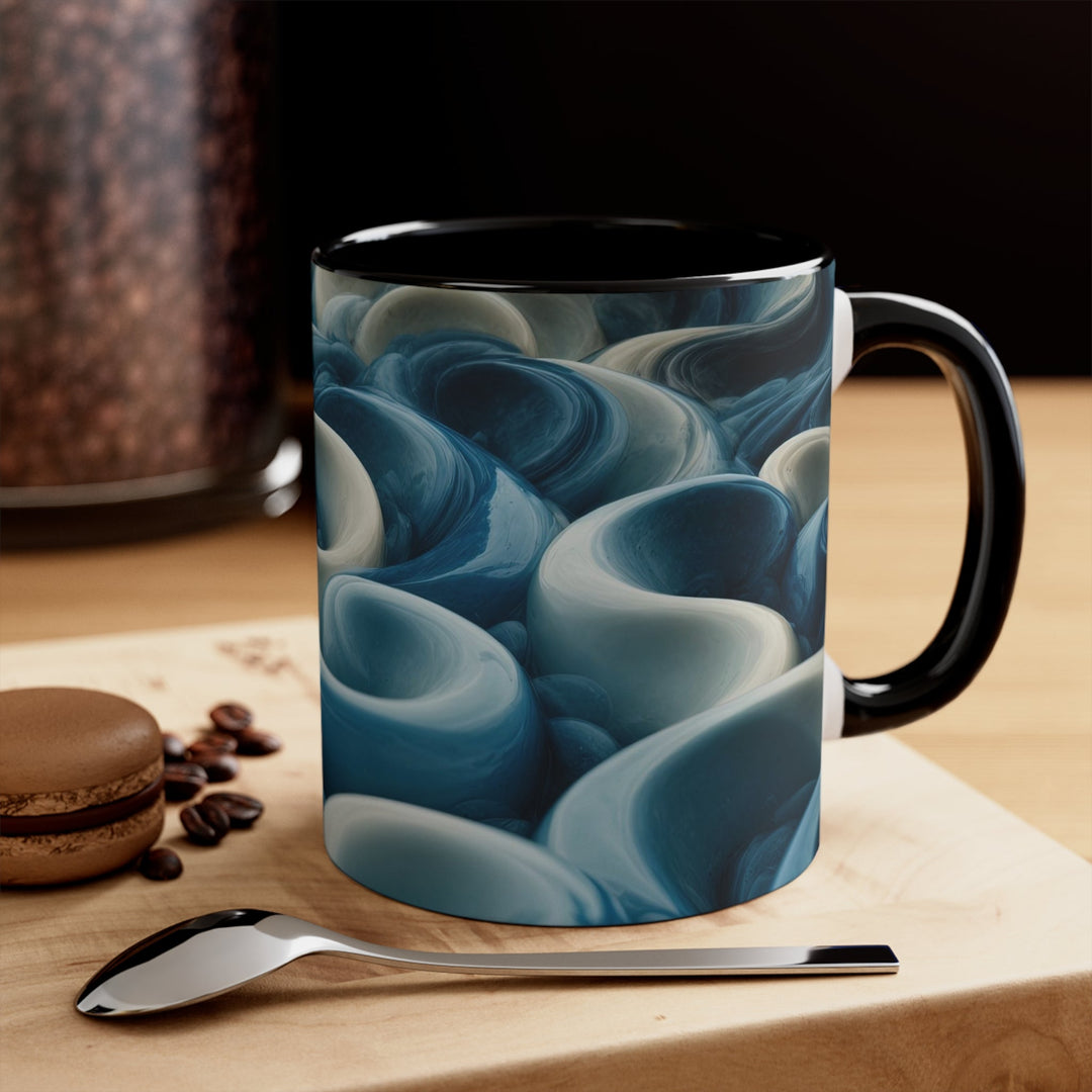 Enigmatic Swirling Abyss - Accent Coffee Mug - Mug - g(0D·IO) - Pink - 11oz -