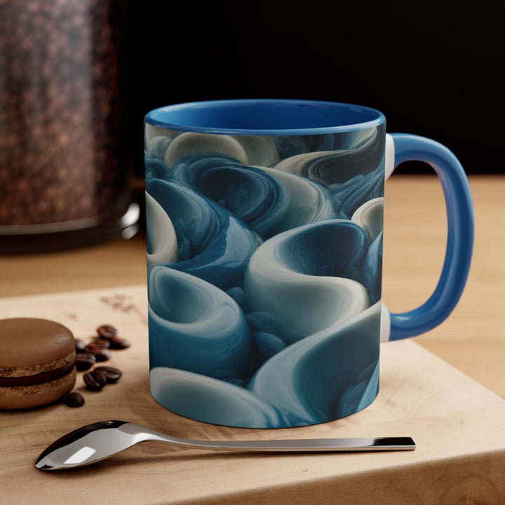 Enigmatic Swirling Abyss - Accent Coffee Mug - Mug - g(0D·IO) - Pink - 11oz -