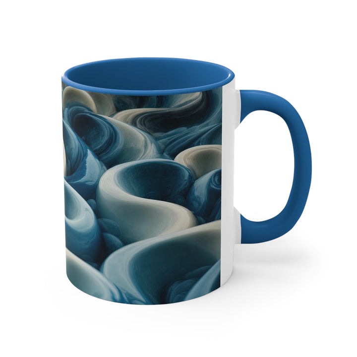 Enigmatic Swirling Abyss - Accent Coffee Mug - Mug - g(0D·IO) - Pink - 11oz -