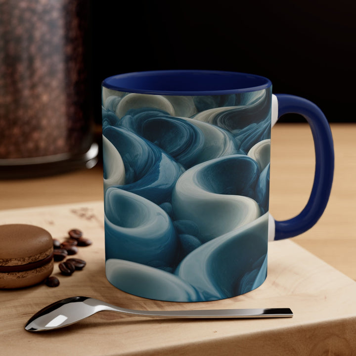 Enigmatic Swirling Abyss - Accent Coffee Mug - Mug - g(0D·IO) - Pink - 11oz -