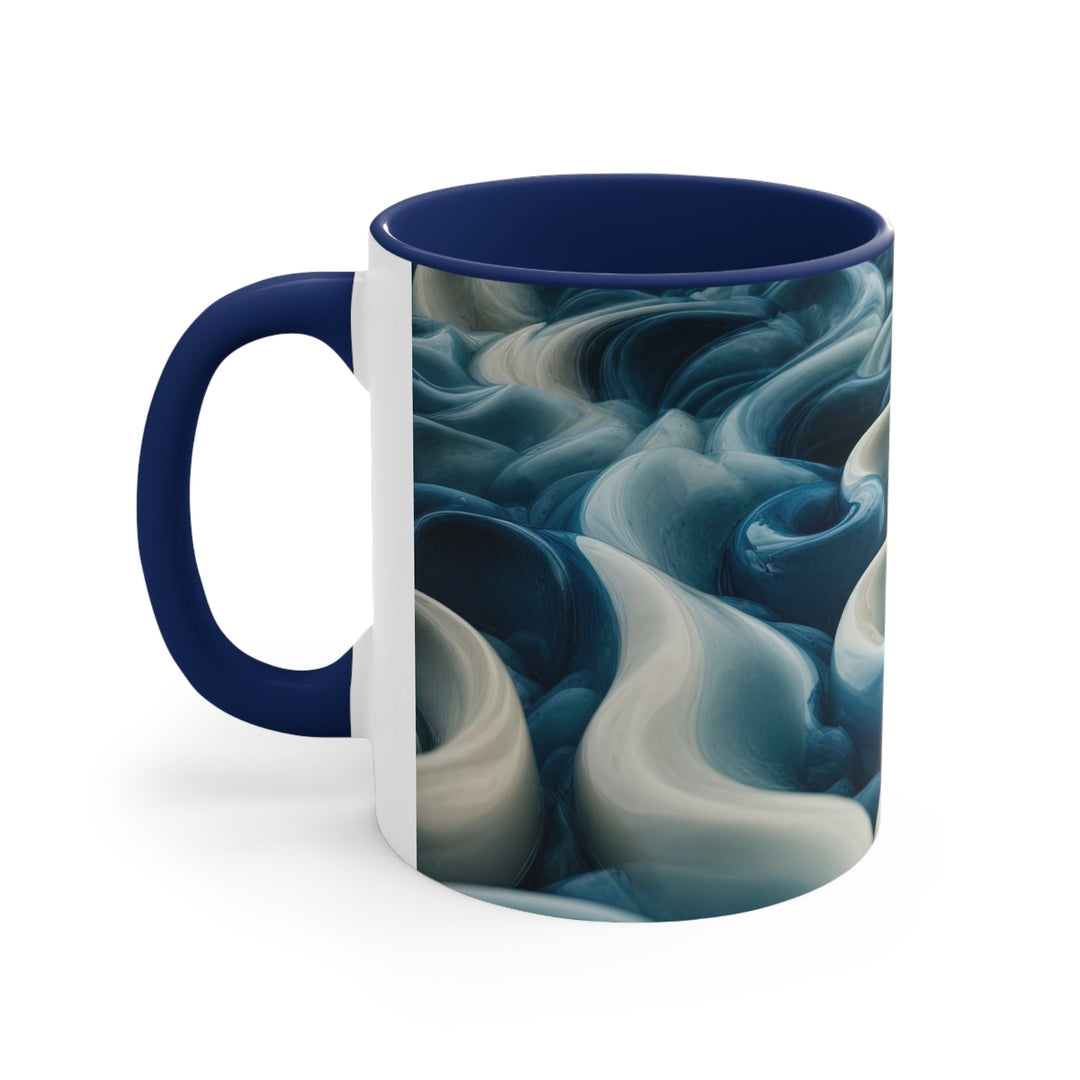 Enigmatic Swirling Abyss - Accent Coffee Mug - Mug - g(0D·IO) - Pink - 11oz -