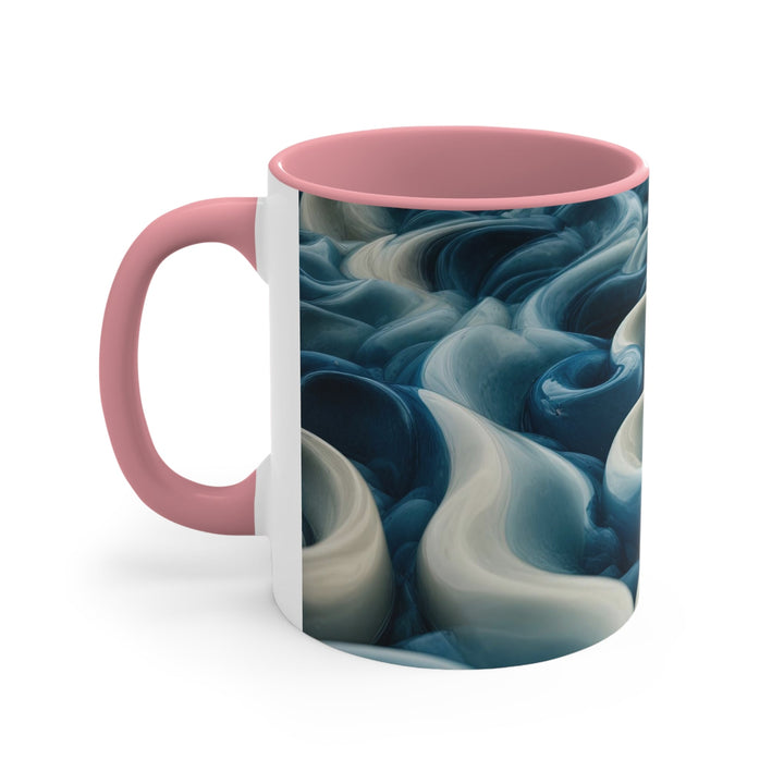 Enigmatic Swirling Abyss - Accent Coffee Mug - Mug - g(0D·IO) - Pink - 11oz -