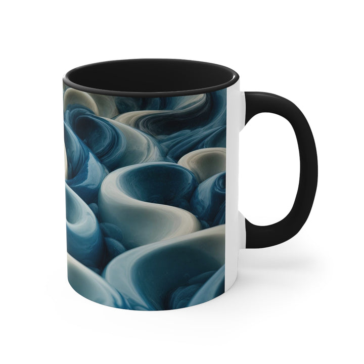 Enigmatic Swirling Abyss - Accent Coffee Mug - Mug - g(0D·IO) - Pink - 11oz -