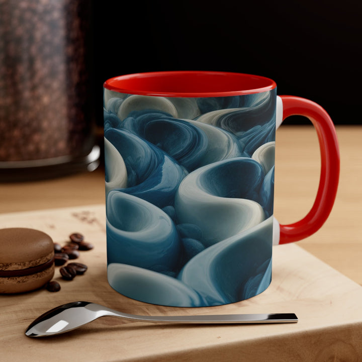 Enigmatic Swirling Abyss - Accent Coffee Mug - Mug - g(0D·IO) - Pink - 11oz -