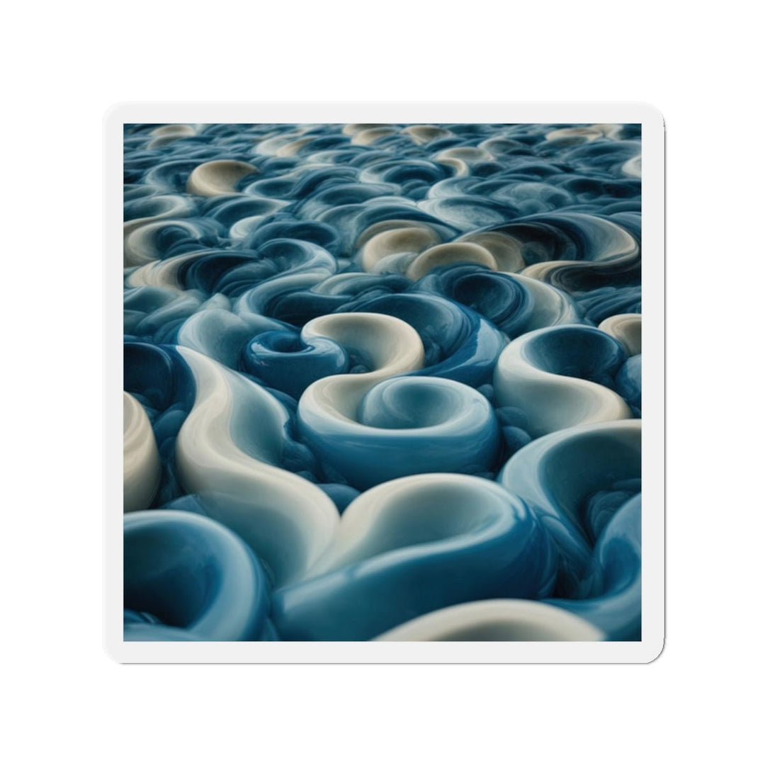 Enigmatic Swirling Abyss - Die-cut Magnet - Home Decor - g(0D·IO) - 2" x 2" - Die-Cut - 1 pc