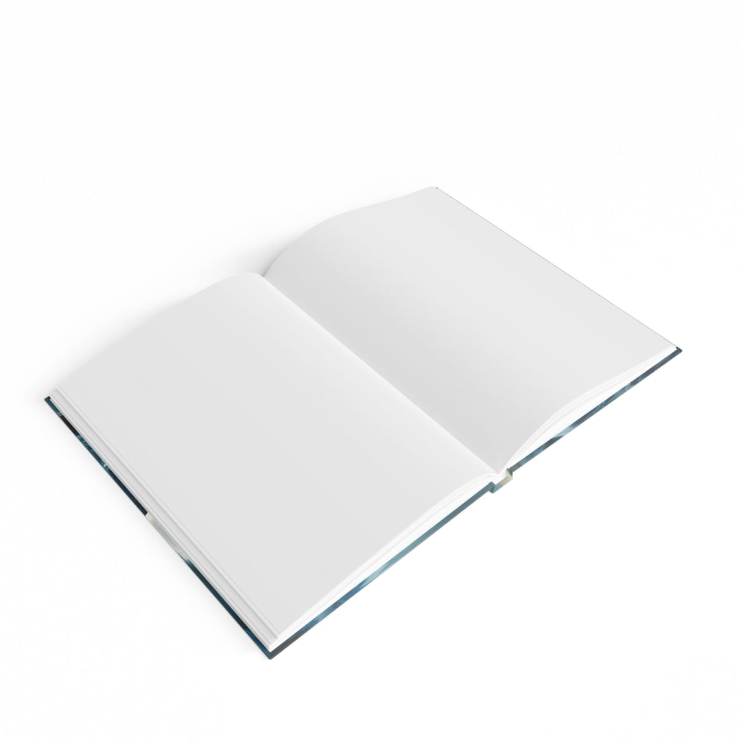 Enigmatic Swirling Abyss - Hard Backed Journal - Paper products - g(0D·IO) - Graph - A5 - White