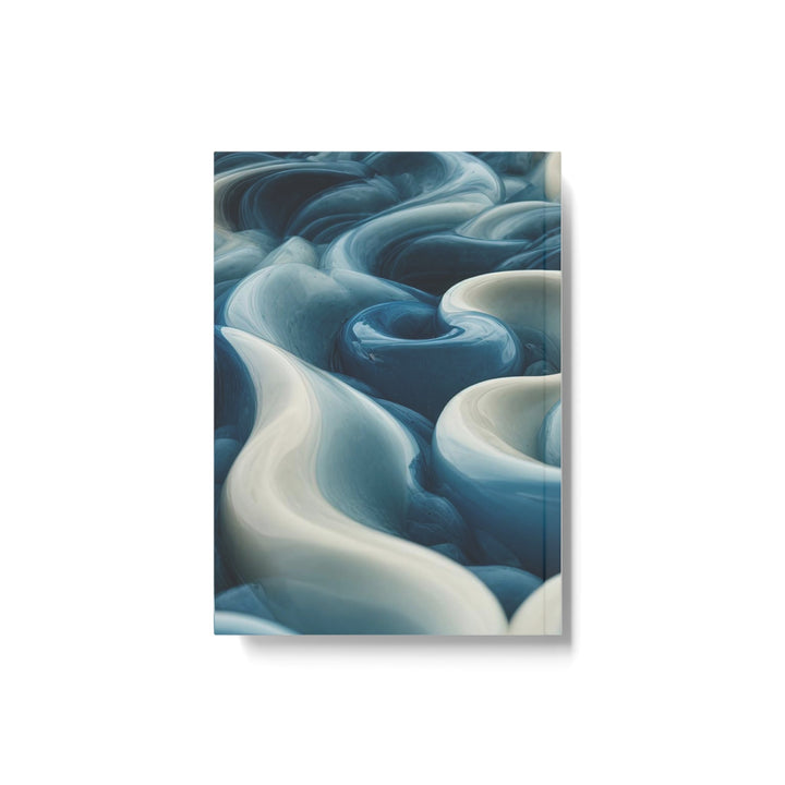 Enigmatic Swirling Abyss - Hard Backed Journal - Paper products - g(0D·IO) - Graph - A5 - White