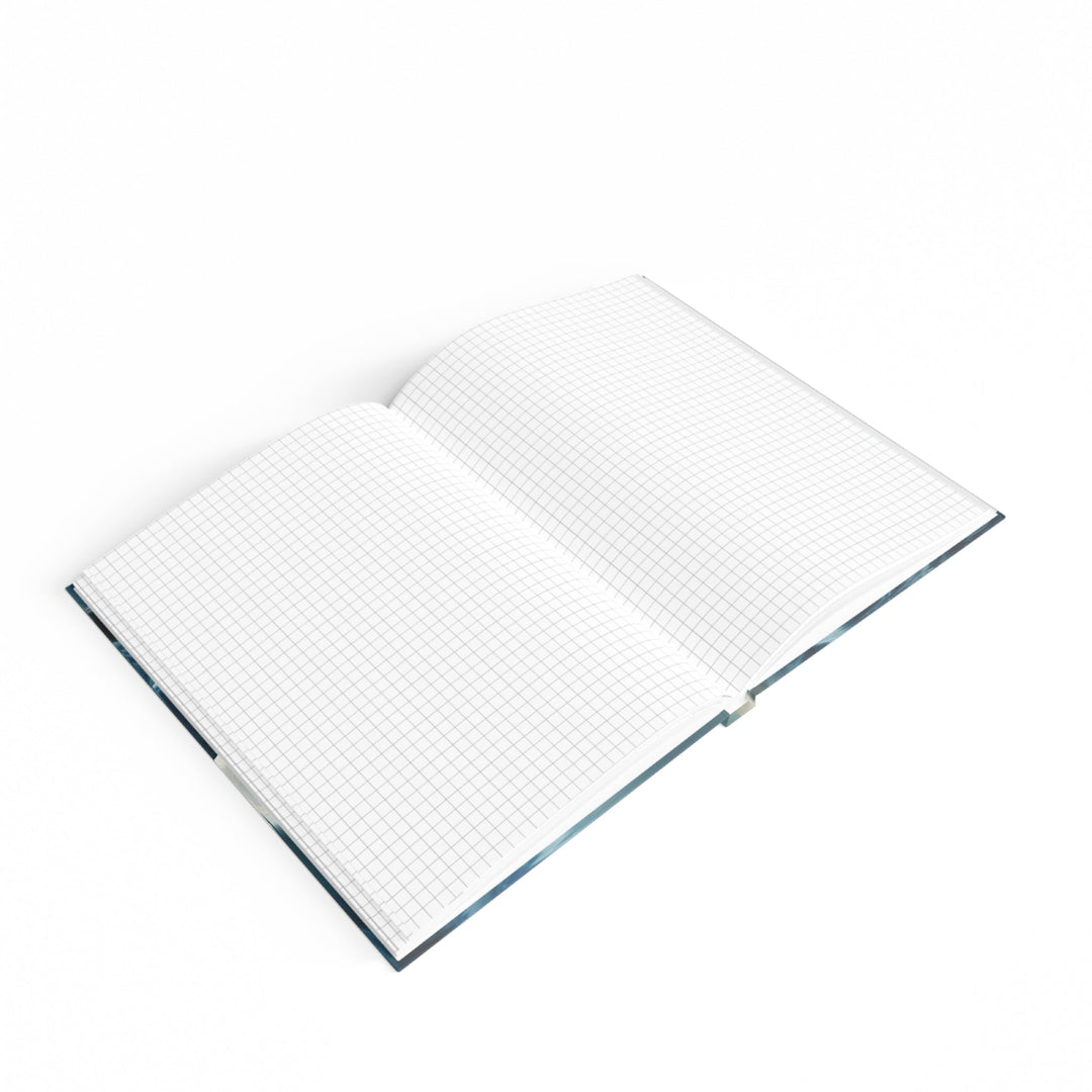 Enigmatic Swirling Abyss - Hard Backed Journal - Paper products - g(0D·IO) - Graph - A5 - White