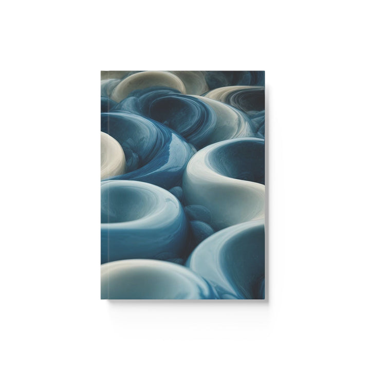 Enigmatic Swirling Abyss - Hard Backed Journal - Paper products - g(0D·IO) - Blank - A5 - White