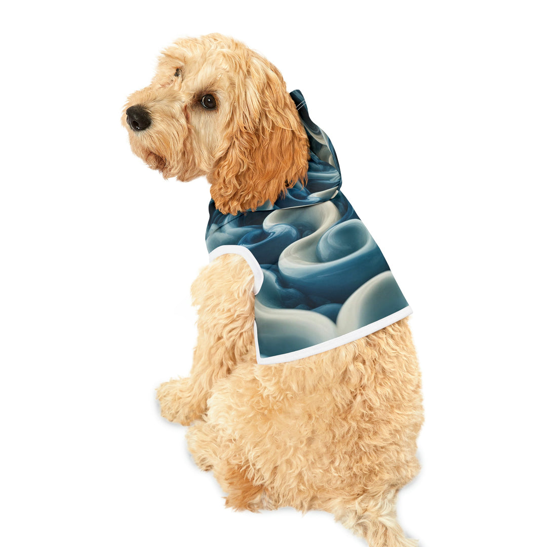 Enigmatic Swirling Abyss - Pet Hoodie - Pets - g(0D·IO) - XXS - Black Rib -