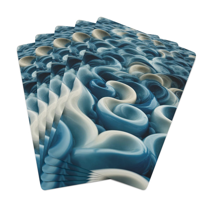 Enigmatic Swirling Abyss - Poker Cards - Paper products - g(0D·IO) - 2.47" x 3.47" - White - Semi Glossy