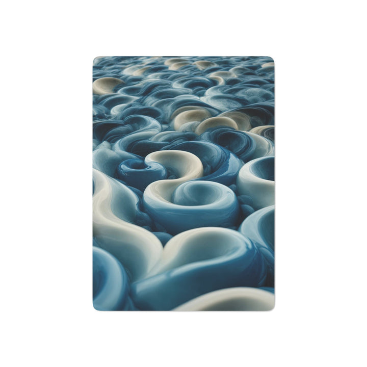 Enigmatic Swirling Abyss - Poker Cards - Paper products - g(0D·IO) - 2.47" x 3.47" - White - Semi Glossy