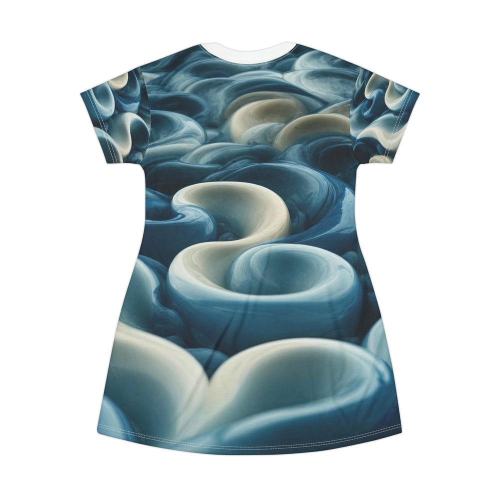 Enigmatic Swirling Abyss - T-Shirt Dress - All Over Prints - g(0D·IO) - XS - -