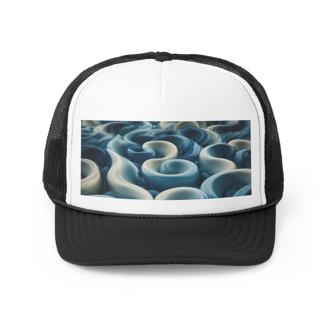 Enigmatic Swirling Abyss - Trucker Hat - Hats - g(0D·IO) - Black - One size -