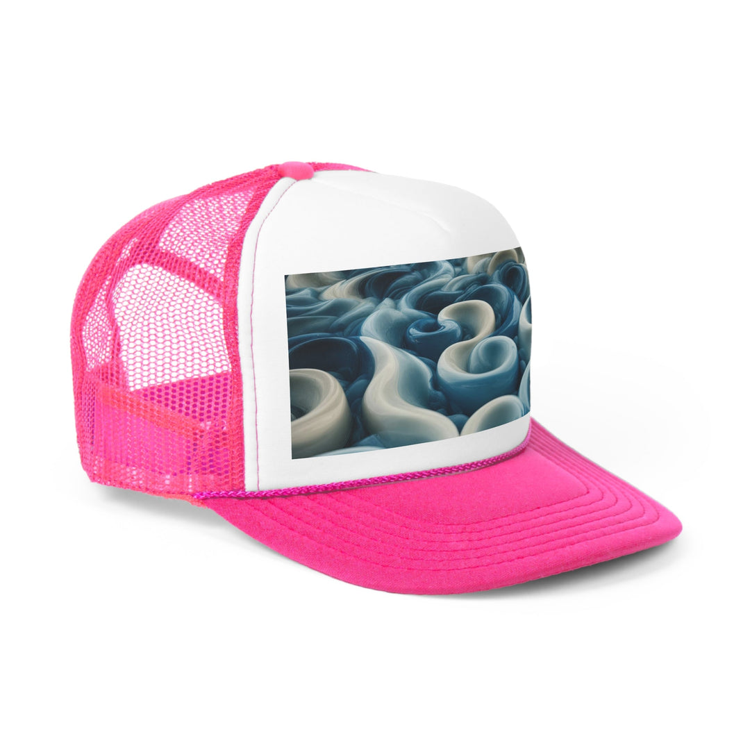 Enigmatic Swirling Abyss - Trucker Hat - Hats - g(0D·IO) - Pink - One size -