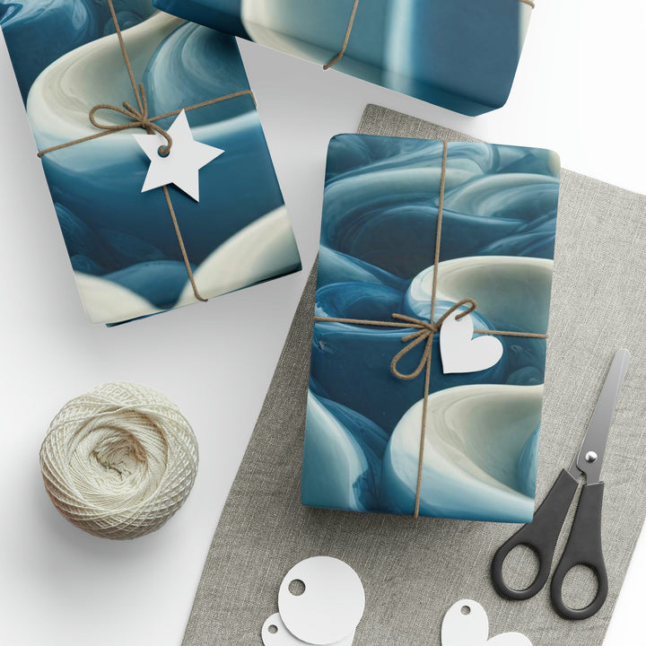 Enigmatic Swirling Abyss - Wrapping Paper - Home Decor - g(0D·IO) - 30'' x 72'' - Matte -