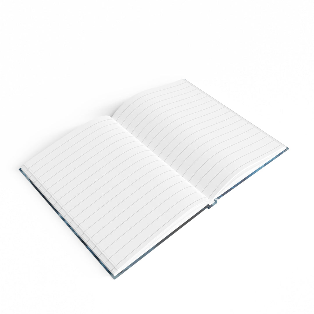 Eternal Ocean Love - Hard Backed Journal - Paper products - g(0D·IO) - Graph - A5 - White