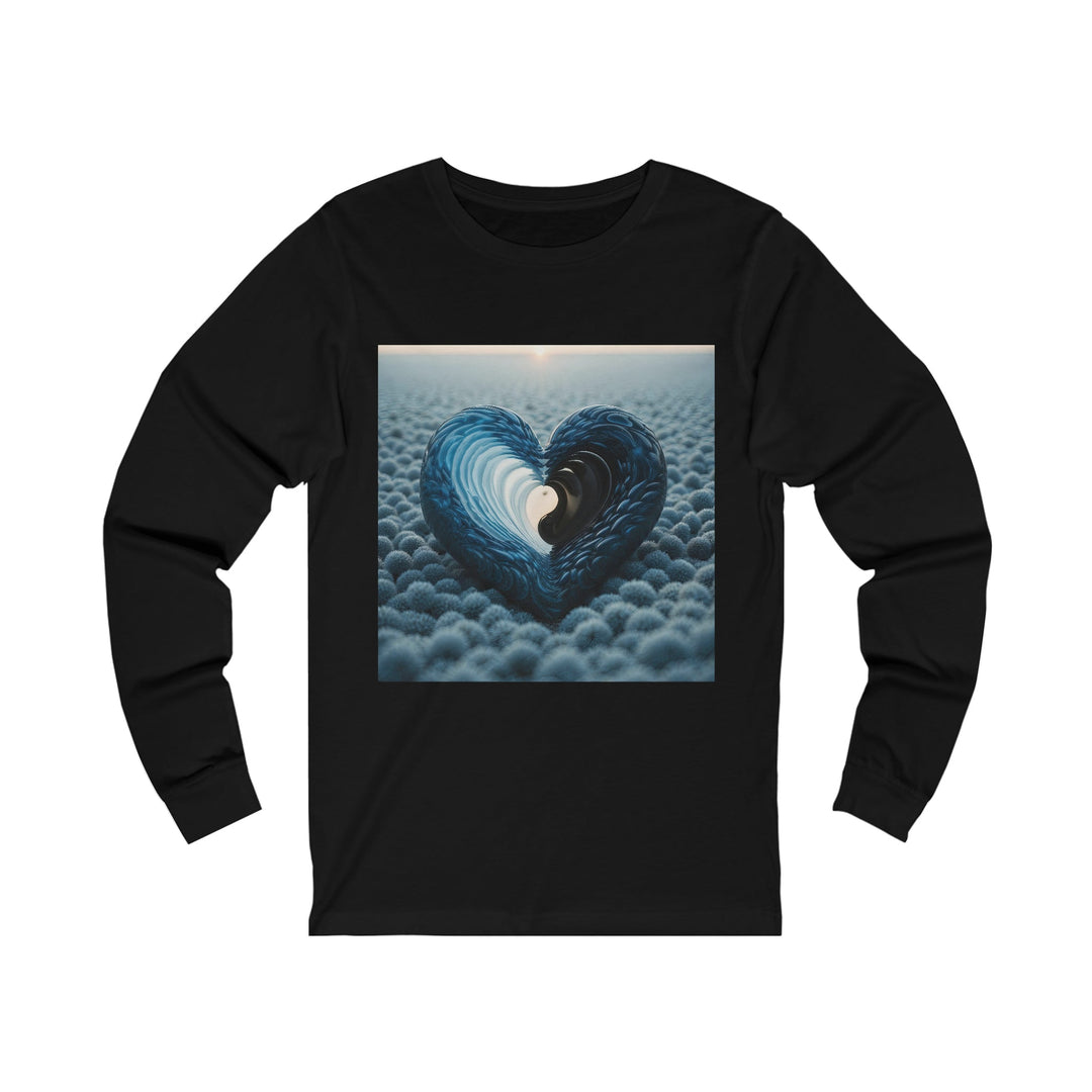 Eternal Ocean Love - Unisex Jersey Long Sleeve Tee - Long-sleeve - g(0D·IO) - S - Black -