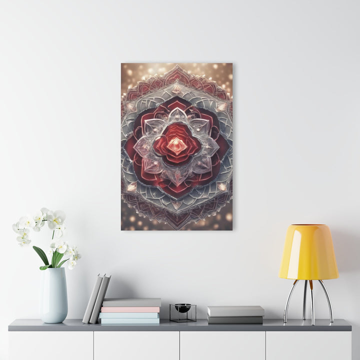 Ethereal Crystal Bloom - Acrylic Prints (French Cleat Hanging) - Home Decor - g(0D·IO) - 24" x 36" (Vertical) - 0.25'' -