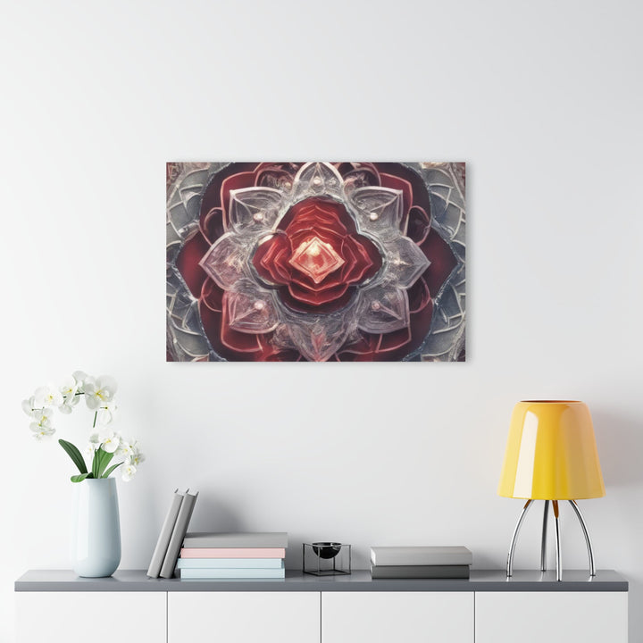 Ethereal Crystal Bloom - Acrylic Prints (French Cleat Hanging) - Home Decor - g(0D·IO) - 24" x 36" (Vertical) - 0.25'' -