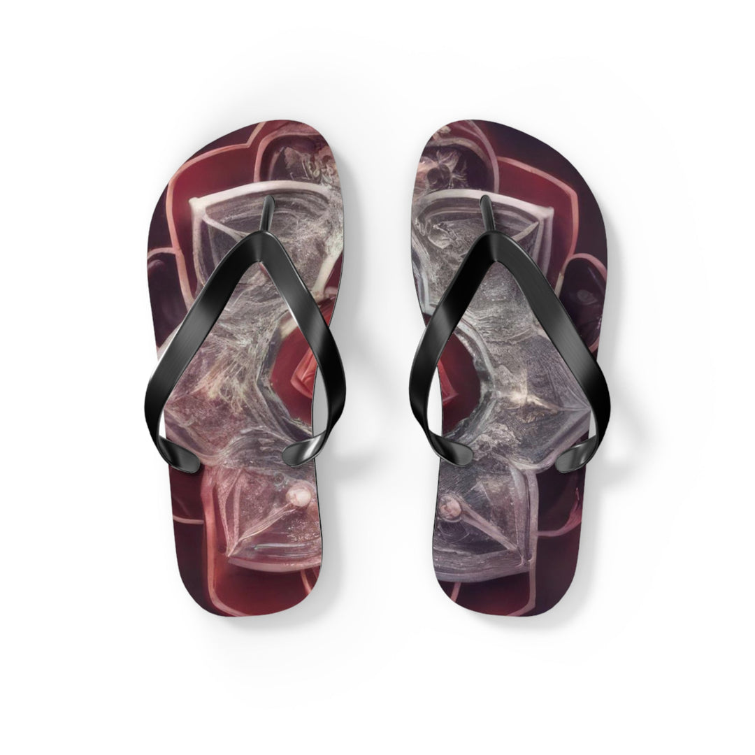 Ethereal Crystal Bloom - Flip Flops - Shoes - g(0D·IO) - S - Black sole -