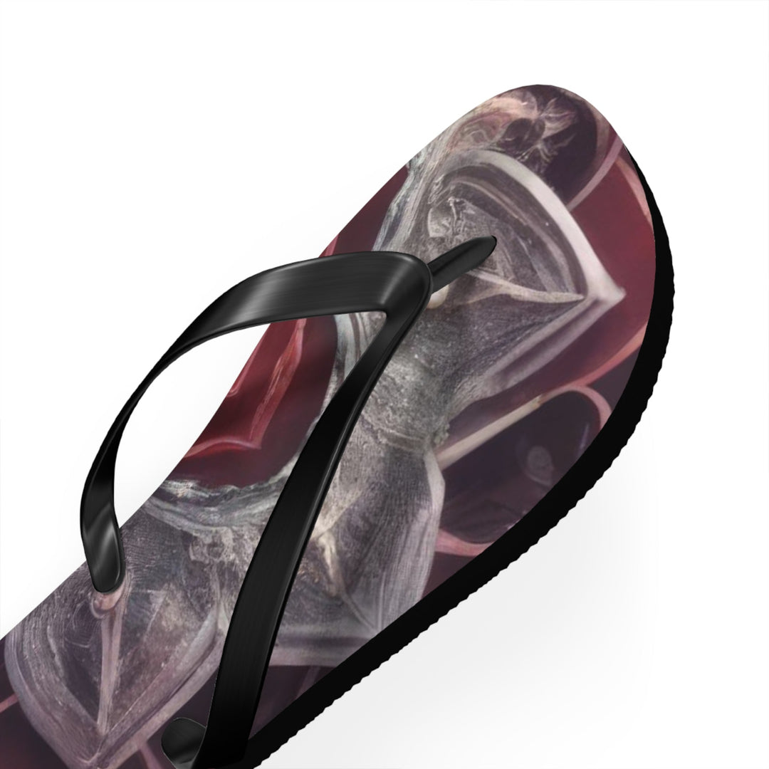 Ethereal Crystal Bloom - Flip Flops - Shoes - g(0D·IO) - XL - Black sole -