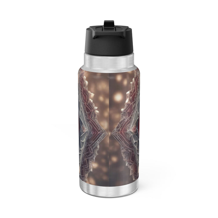 Ethereal Crystal Bloom - Gator Tumbler 32oz - Mug - g(0D·IO) - Silver - 32oz -