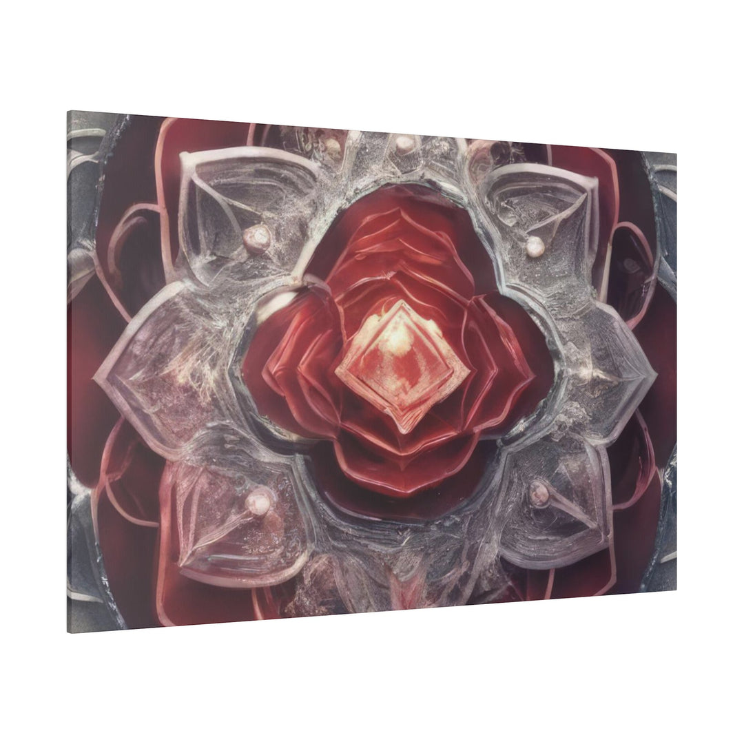 Ethereal Crystal Bloom - Matte Canvas - Canvas - g(0D·IO) - 32" x 32" (Square) - 0.75'' -