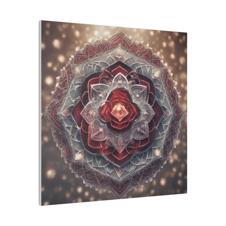 Ethereal Crystal Bloom - Matte Canvas - Canvas - g(0D·IO) - 32" x 32" (Square) - 0.75'' -