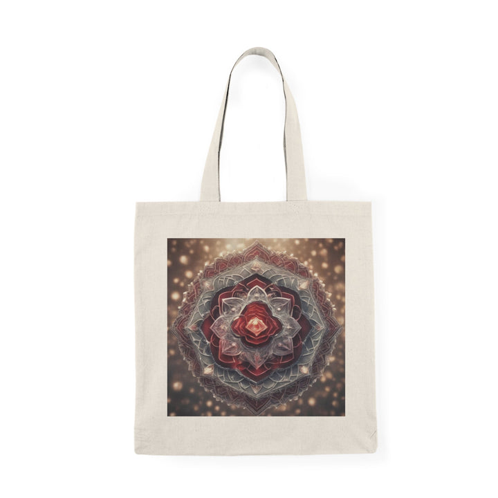 Ethereal Crystal Bloom - Natural Tote Bag - Bags - g(0D·IO) - 15" x 16" - Natural -