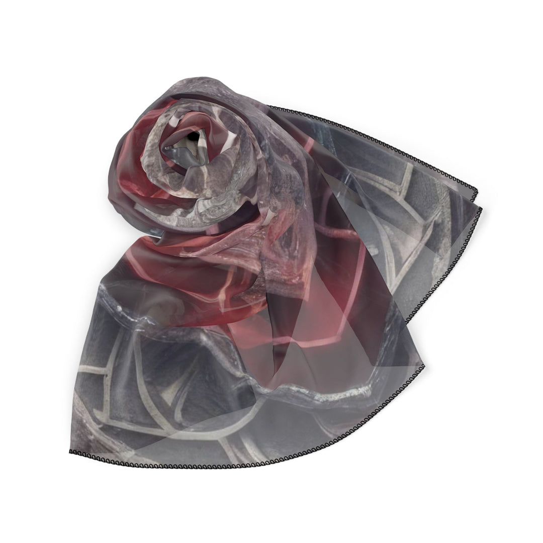 Ethereal Crystal Bloom - Poly Scarf - Accessories - g(0D·IO) - Poly chiffon - 50" × 50" -