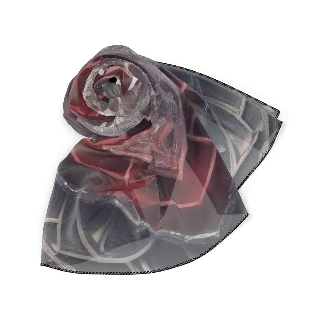 Ethereal Crystal Bloom - Poly Scarf - Accessories - g(0D·IO) - Poly chiffon - 50" × 50" -