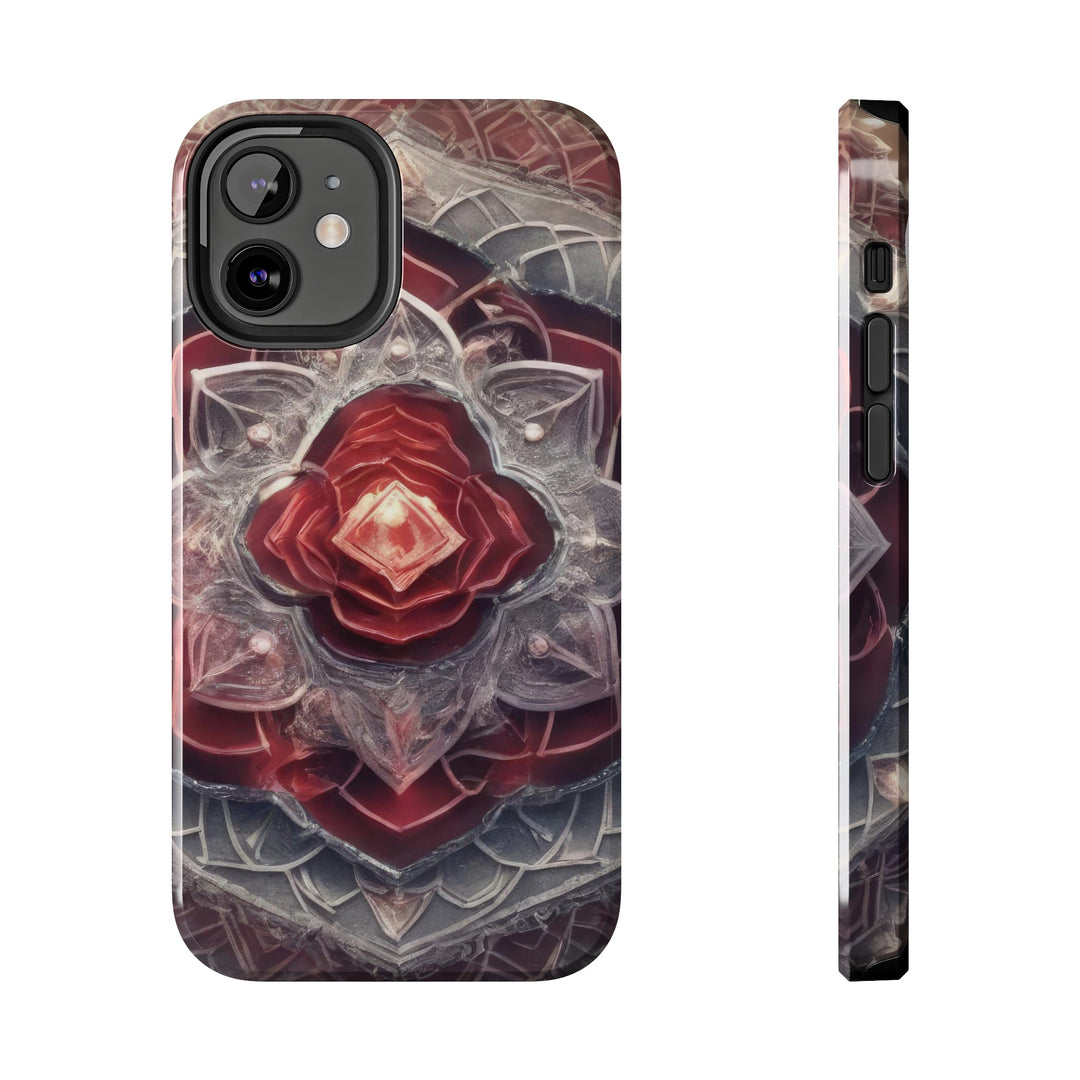 Ethereal Crystal Bloom - Tough Phone Case - Phone Case - g(0D·IO) - iPhone 12 Mini - -