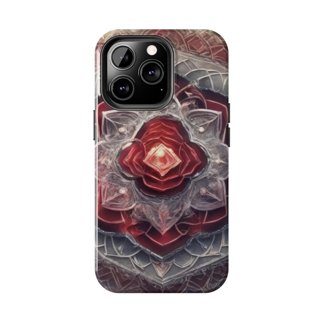 Ethereal Crystal Bloom - Tough Phone Case - Phone Case - g(0D·IO) - iPhone 13 Mini - -