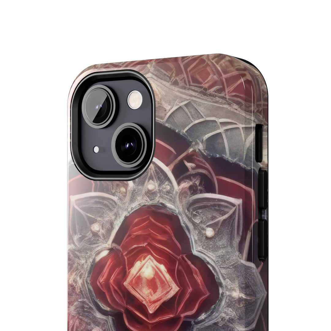 Ethereal Crystal Bloom - Tough Phone Case - Phone Case - g(0D·IO) - iPhone 13 Mini - -