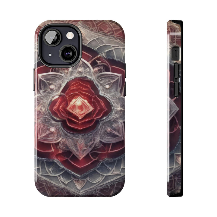 Ethereal Crystal Bloom - Tough Phone Case - Phone Case - g(0D·IO) - iPhone 13 Mini - -