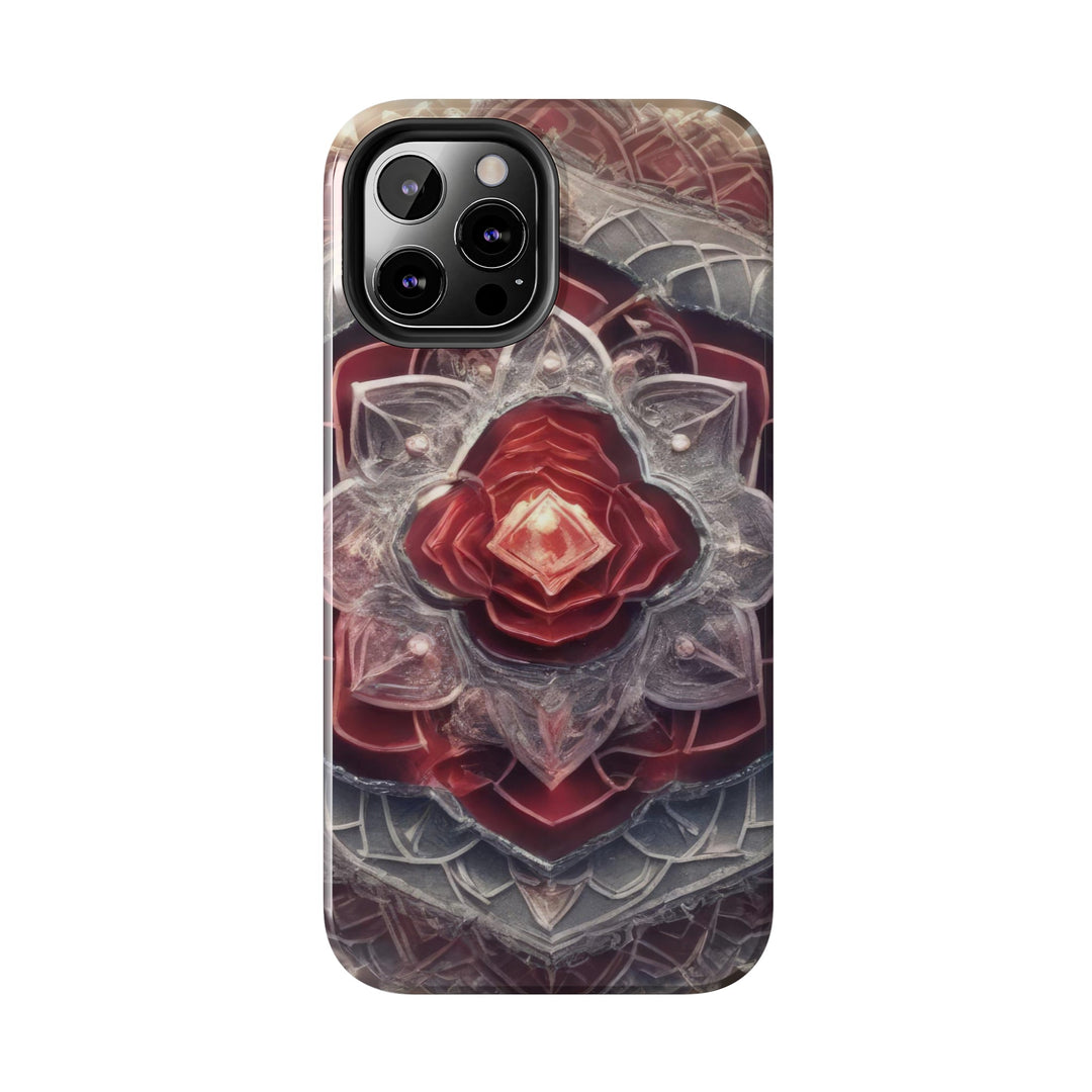 Ethereal Crystal Bloom - Tough Phone Case - Phone Case - g(0D·IO) - iPhone 13 Mini - -